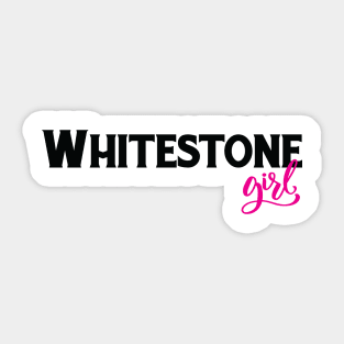 Whitestone Girl Residential Neighborhood In New York City New York Sticker